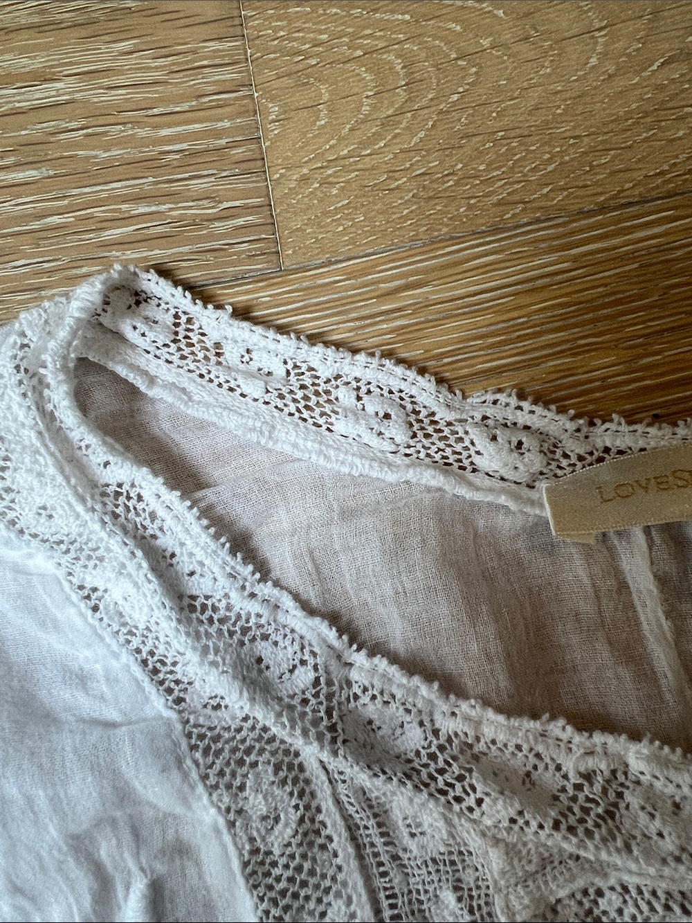LoveShackFancy White Embroidered Ruffle Dress - Picture 5 of 16